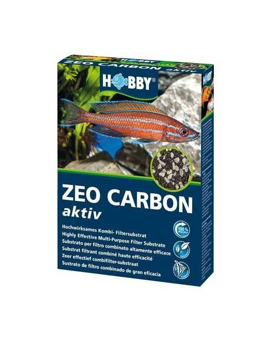 Hobby Zeo Carbon Aktiv 500g - Mélange Charbon Actif & Zéolite - Eau Cristalline