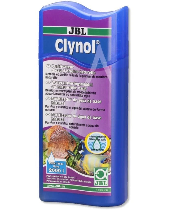 JBL Clynol 250mL - Clarificateur d'eau naturel pour Aquarium - Eau cristalline