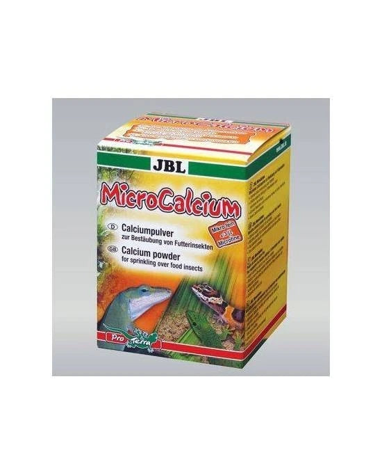JBL MicroCalcium 100g – Supplément de Calcium en Poudre Fine pour Reptiles et Am
