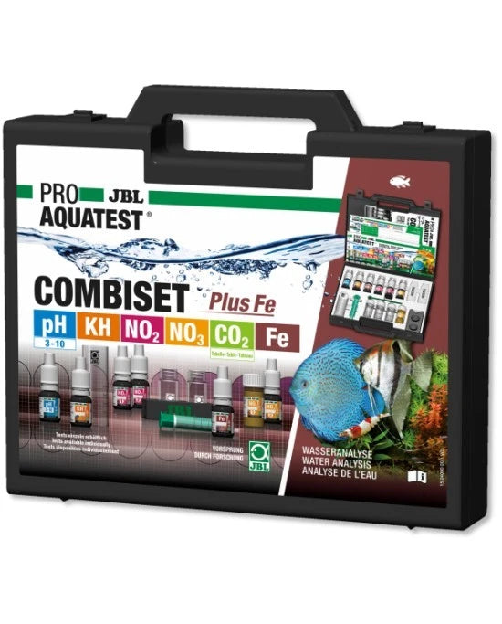 JBL ProAquaTest CombiSet Plus Fe - Mallette Analyse Eau Aquarium - Complet