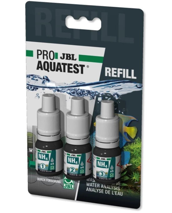 JBL ProAquaTest NH4 Recharge - Test Ammonium Ammoniaque Eau Douce Mer Bassin