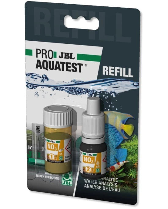 JBL ProAquaTest NO3 Recharge - Test Nitrates Eau Douce et Mer Aquarium Bassin