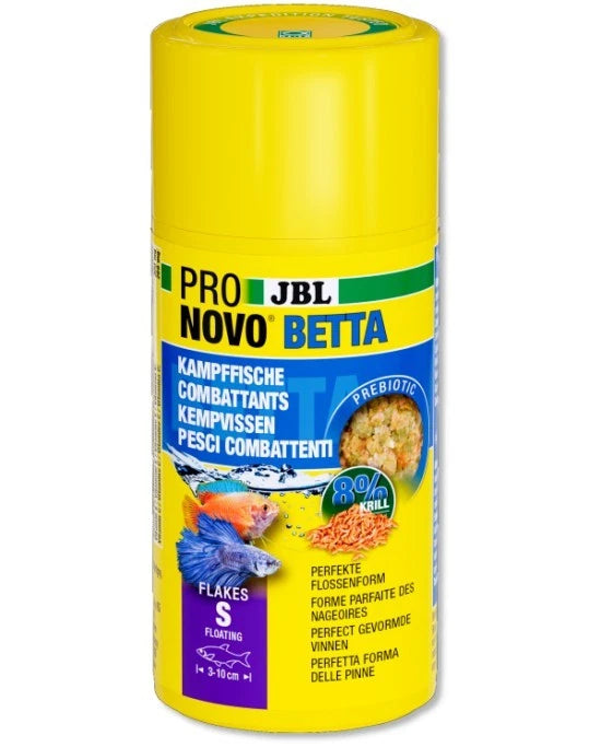 JBL ProNovo Betta Flakes S 100ml - Nourriture Flocons Poissons Combattants Betta