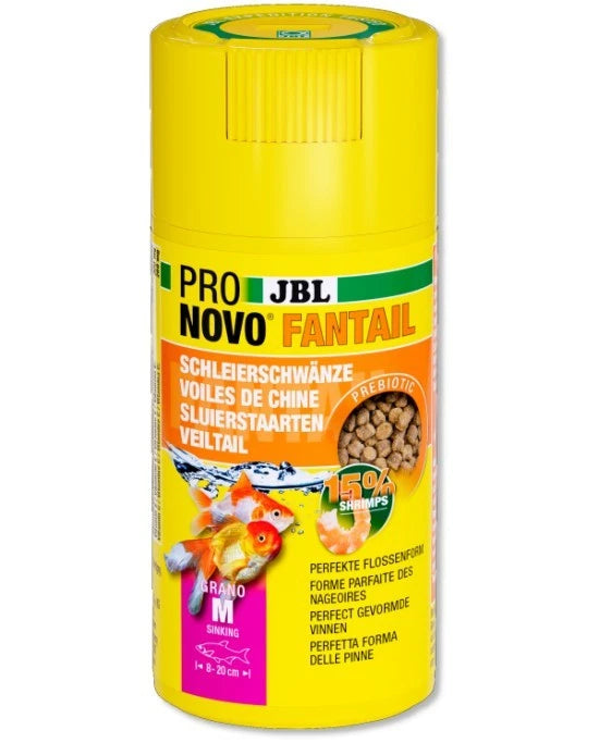 JBL ProNovo Fantail Grano M 100ml - Nourriture Granulés Poissons Japonais Click