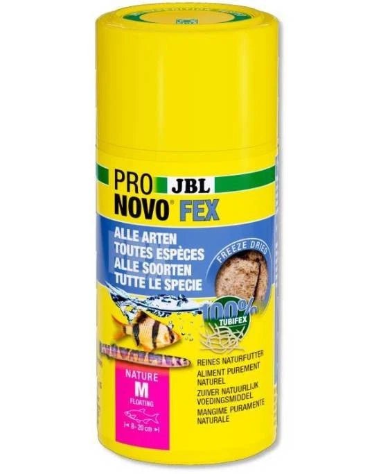 JBL ProNovo Fex 100mL - Friandises Tubifex Lyophilisées pour Poissons
