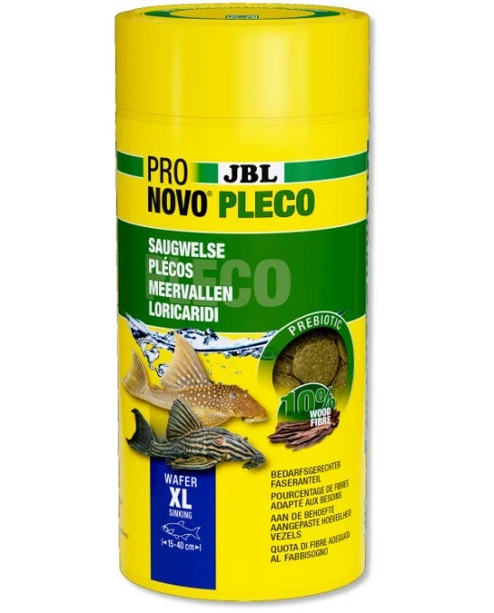 JBL ProNovo Pleco Wafer XL 1L - Pastilles de Fond Géantes pour Grands Plécos