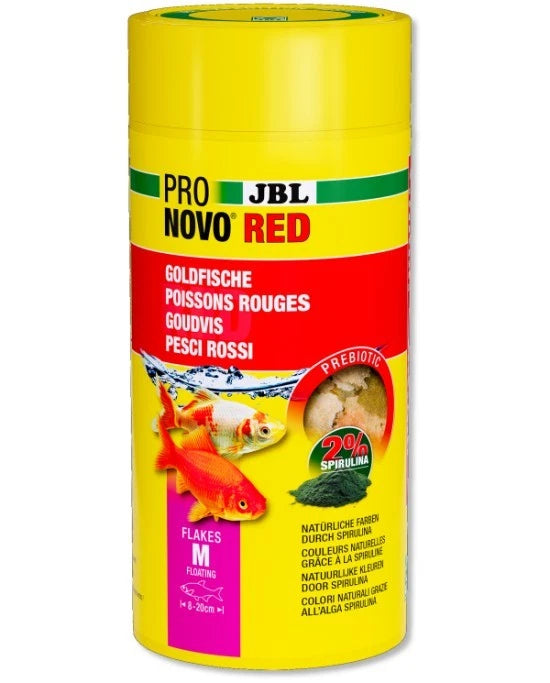 JBL ProNovo Red Flakes M 1L - Nourriture Flocons Poissons Rouges et Comètes