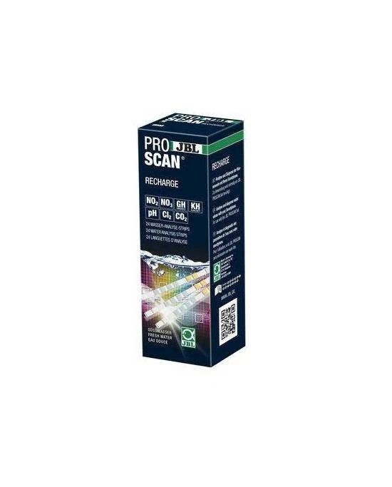 JBL ProScan Recharge - 24 Bandelettes Analyse Eau Smartphone - Aquarium Bassin