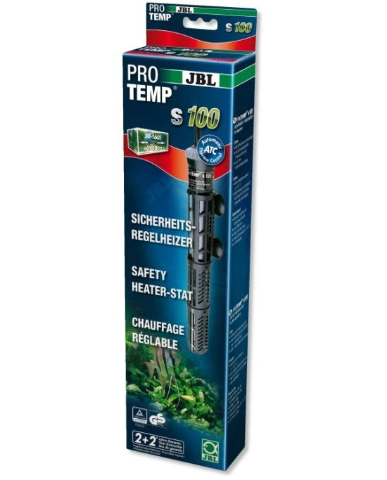 JBL ProTemp S 100W Chauffage Aquarium 50-160L Précision Panier Protection Neu