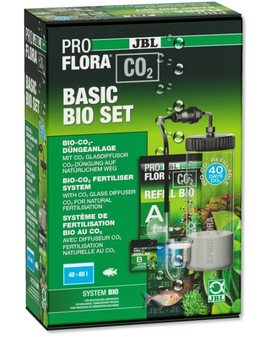 JBL Proflora CO2 Basic Bio Set | Système CO2 Naturel Aquarium 40 à 80 Litres