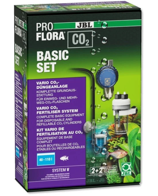 JBL Proflora CO2 Basic Set V | Kit CO2 Complet avec Détendeur Double Manomètre
