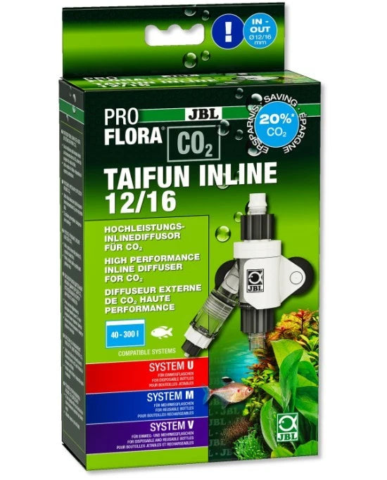 JBL Proflora CO2 Taifun Inline 12/16mm | Diffuseur Externe Haute Performance