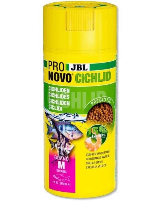JBL Pronovo Cichlid Grano M CLICK – Dosage Facile & Nutrition 250ml