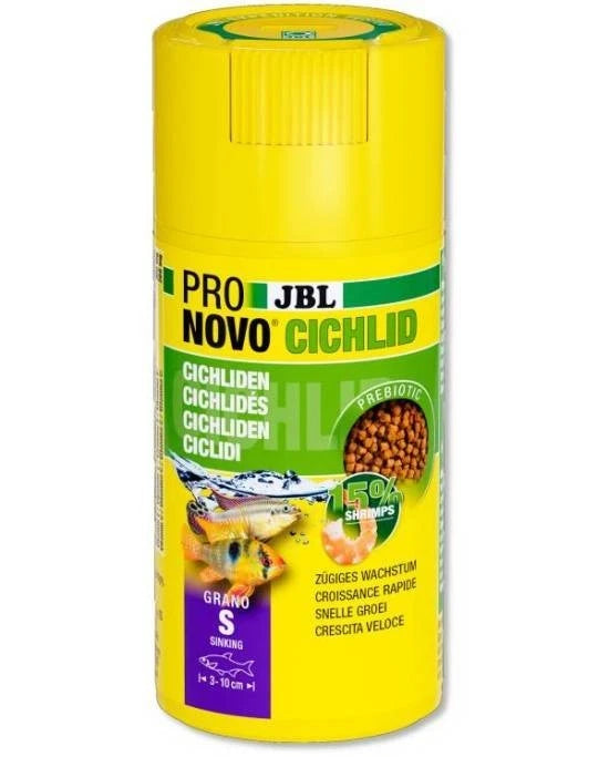 JBL Pronovo Cichlid Grano S CLICK – Dosage Précis & Nutrition 100ml