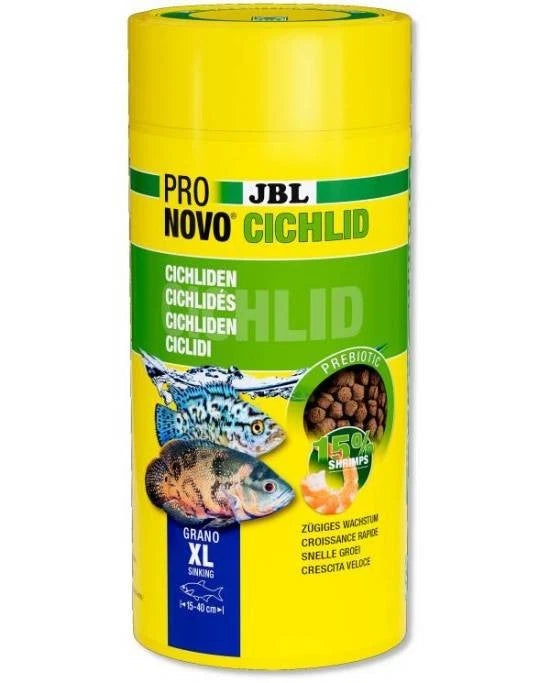 JBL Pronovo Cichlid Grano XL – Nutrition Premium Grands Cichlidés 1L