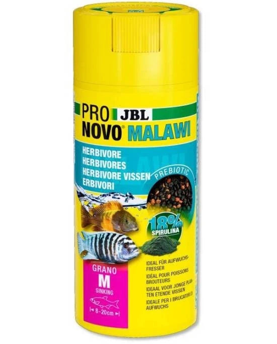 JBL Pronovo Malawi Grano M CLICK – Dosage Précis & Nutrition Algues 250ml