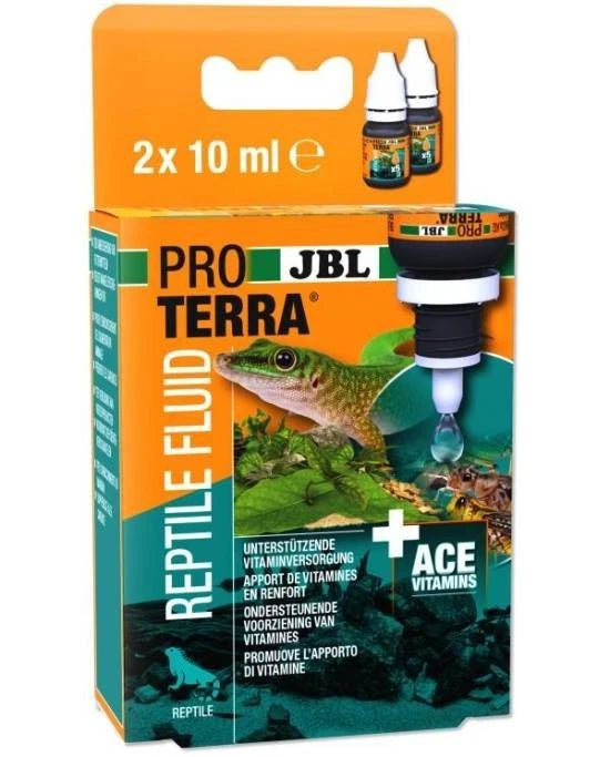 JBL Proterra Reptile Fluid 2x10ml - Complexe Multivitaminé Liquide pour Reptiles