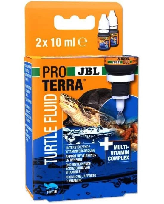 JBL Proterra Turtle Fluid 2x10ml - Complexe Vitaminé pour Tortues d'Eau et de Terre
