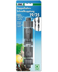 JBL Robinet Double à Raccord Rapide 19/25 mm - Vanne d'Arrêt Aquarium Origine
