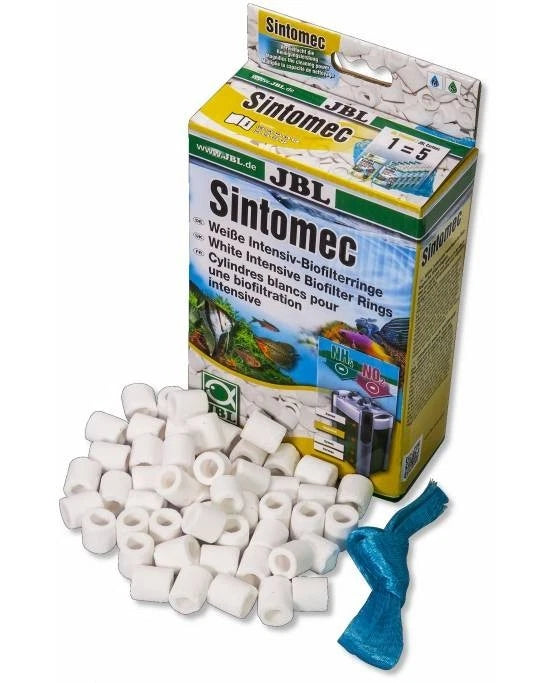 JBL Sintomec 450g Masses de Filtration Bio Anneaux Céramique Aquarium Eau Douce