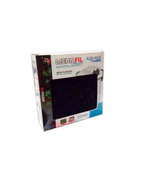 Mousse Charbon Aquavie Mediafil - Aquabox 120 / 200 - Pack 3pcs - Eau Cristallin