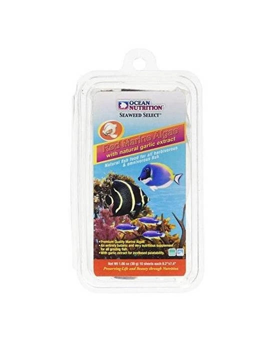 Ocean Nutrition Algues Marines Rouges 20g - Nourriture Poissons Marins