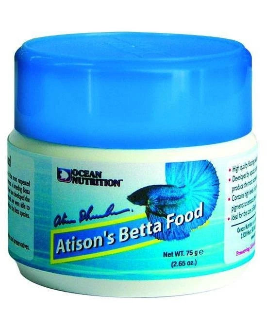 Ocean Nutrition Atison's Betta Food 75g - Nourriture Premium Poisson Combattant