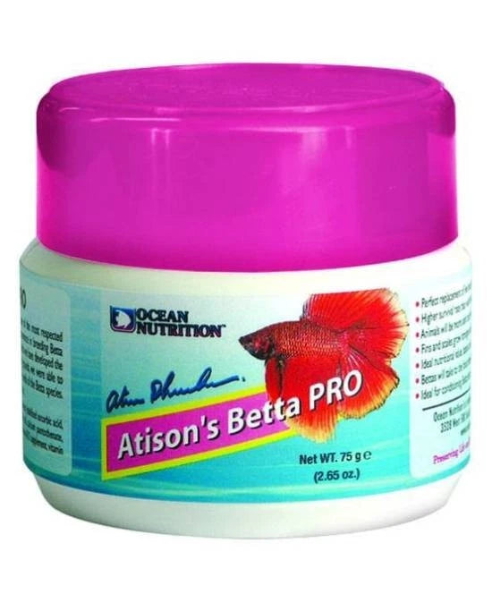 Ocean Nutrition Atison's Betta Pro 75g - Nourriture Haute Performance Combattant
