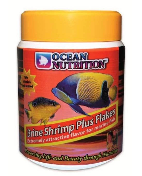 Ocean Nutrition Brine Shrimp Plus 156g - Flocons Premium Élevage