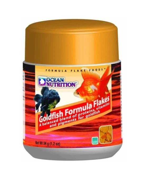 Ocean Nutrition Goldfish Flocons 70g - Nourriture Complète pour Poissons Rouges