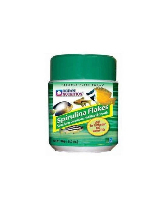 Ocean Nutrition Spirulina Flakes 34g - Flocons Haute Qualité