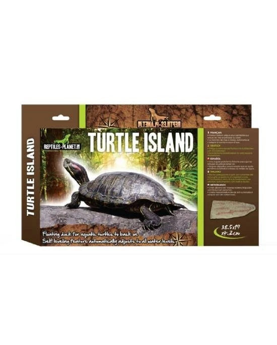 Plage Tortue Eau Terrarium Île Flottante Aimantée Turtle Island L Reptiles Plane