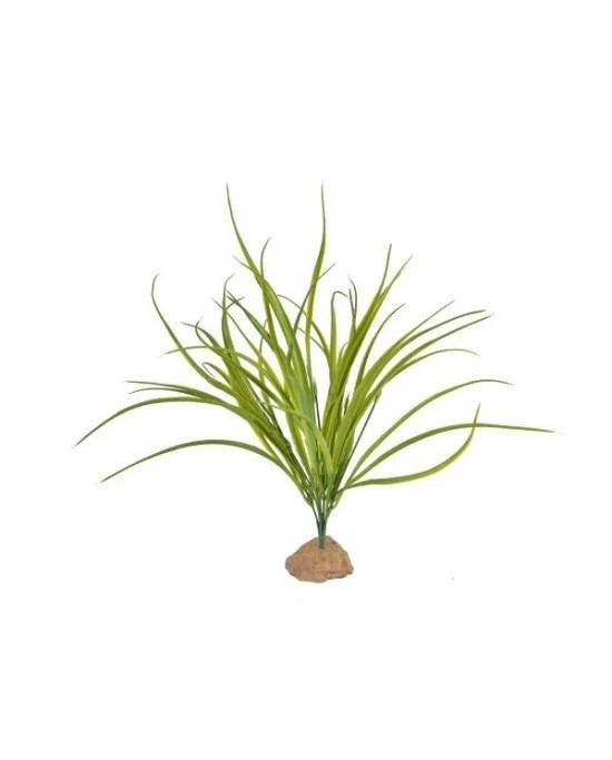 Plante Artificielle Aquarium Socle Fine Feuillage Decor Terrarium Grand Bac 40