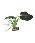 Plante Artificielle Feuillage Foret Terrarium Decor Reptile Komodo Woodland