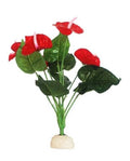 Plante Artificielle Red Anthurium pour Terrarium Reptiles Planet 33 cm Tropicale