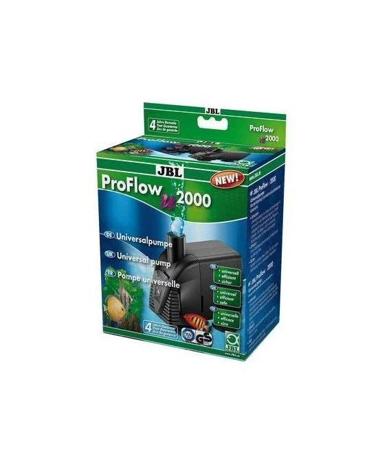 Pompe Aquarium JBL ProFlow u2000 Débit 2000L/h Hmax 2m Puissante Silencieuse 35W