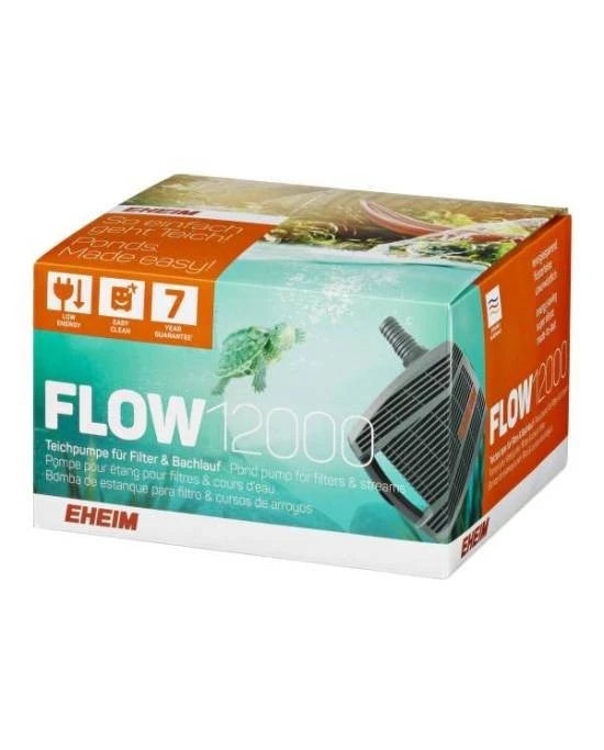 Pompe Bassin Eheim FLOW12000 - 11900 L/h - Hmax 4m - 110W - Câble 10m - Filtre