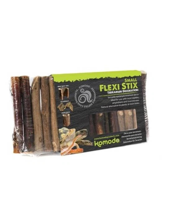 Pont Flexible Bois Naturel Terrarium Hamster Rongeur Lézard Tortue Cachette S