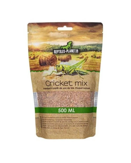 Reptiles Planet Cricket Mix 500ml - Aliment Complet pour Grillons et Insectes