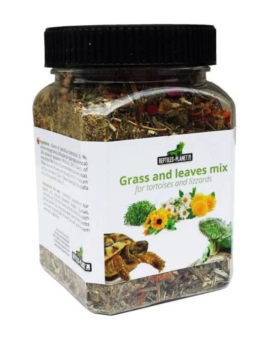 Reptiles Planet Grass and Leaves Mix 150g - Mélange d'Herbes et Feuilles