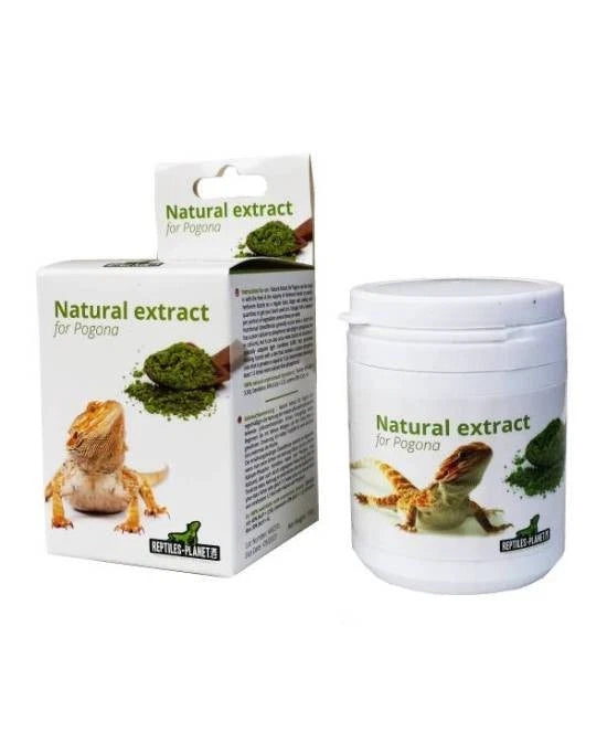 Reptiles Planet Natural Extract Pogona 130g - Aliment Naturel pour Agames Barbus