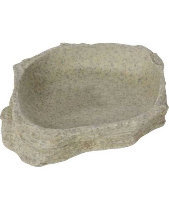 Reptiles Planet Stone Age Dish XS - Coupelle Roche 11x9x2,5cm - Petits Reptiles