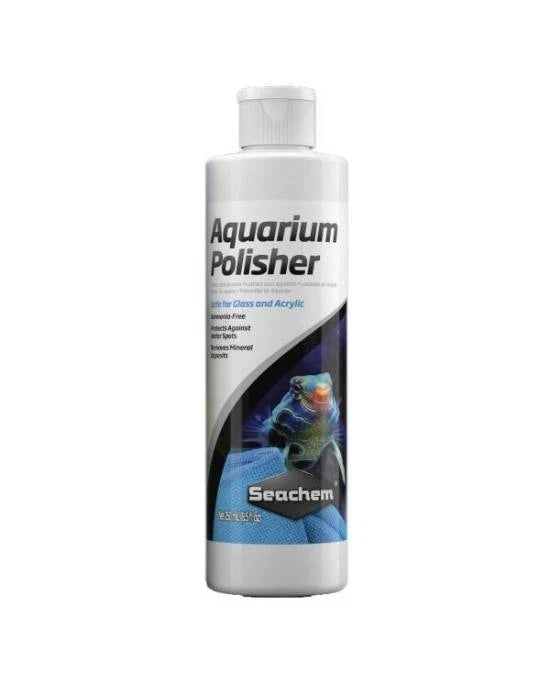 Seachem Aquarium Polisher 250ml - Lustrant Protection Vitres Verre et Acrylique