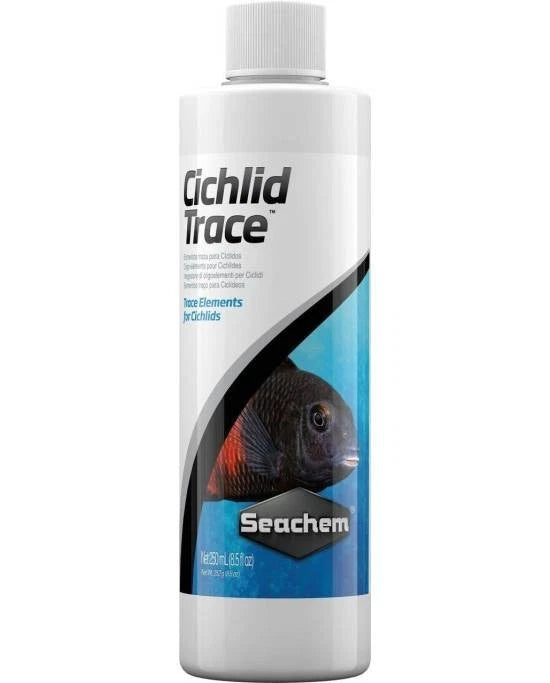 Seachem Cichlid Trace 250mL - Oligo-Éléments pour Cichlidés - Aquarium Eau Douce