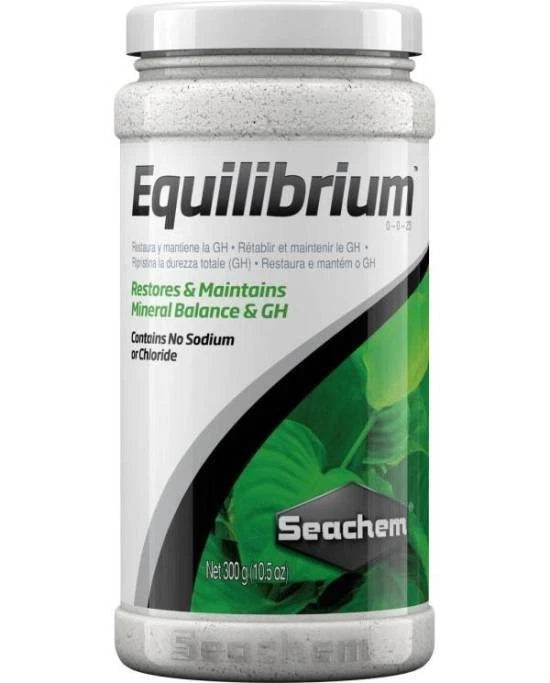 Seachem Equilibrium 300g - Reminéralisant GH pour Aquarium d'Eau Douce