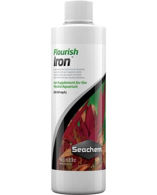 Seachem Flourish Iron 250mL - Engrais Ferreux pour Plantes d'Aquarium