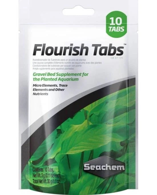 Seachem Flourish Tabs 10 pcs - Engrais en Pastilles pour Racines