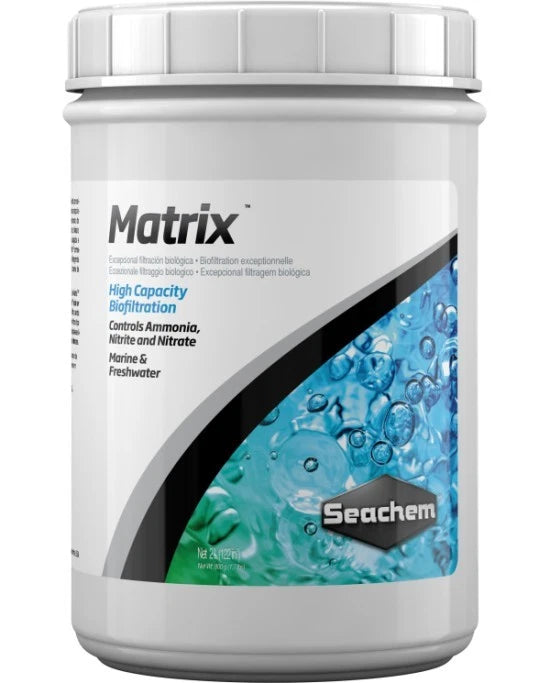 Seachem Matrix 2 L - Support Biologique Haute Capacité pour Grands Aquariums