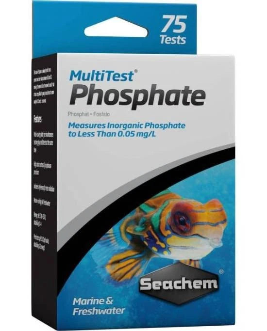 Seachem MultiTest Phosphate PO4 - Kit Test Haute Précision Aquarium Douce & Mer
