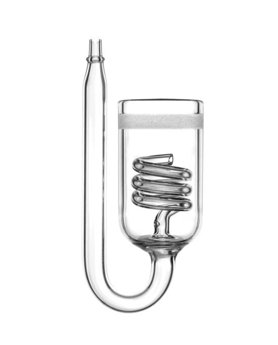 Seachem Diffuseur CO2 Spirale Ø 23mm | Compte-bulles Intégré Verre Aquarium